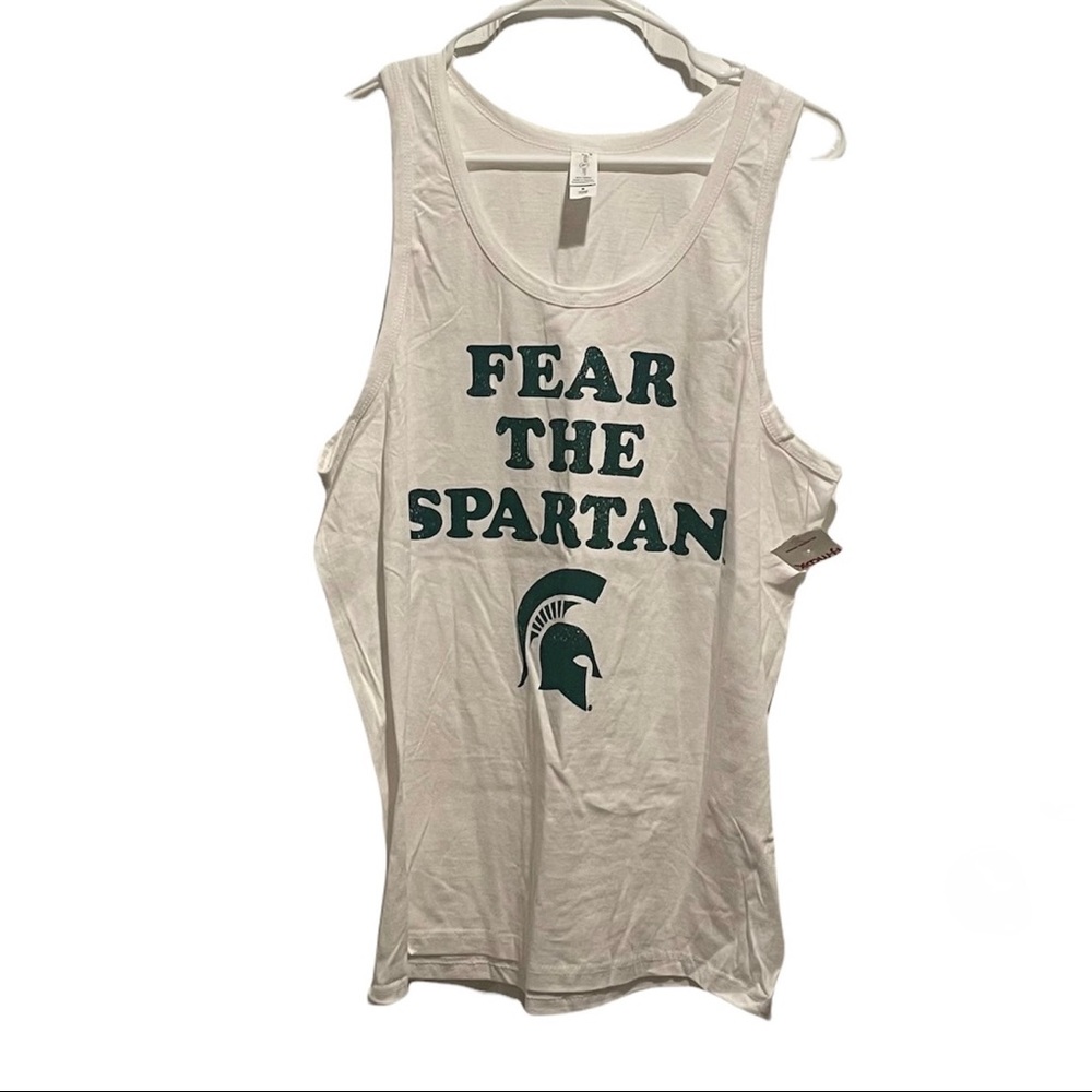 “Fear The Spartan” Michigan State Tank Top M